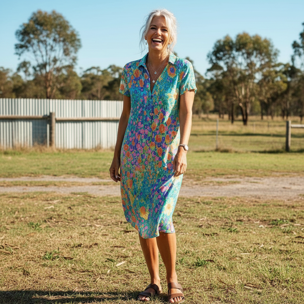 Sienna™ -  Figure Flattering Summer Dress