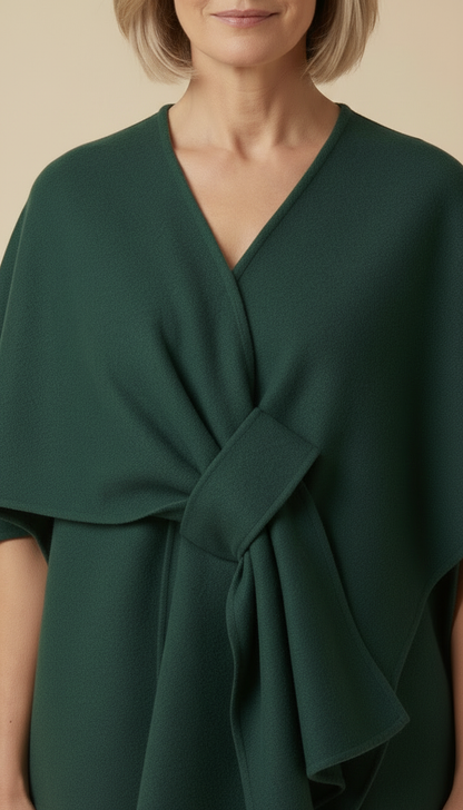 Amelia™ - Wool Wrap Cape Shawl