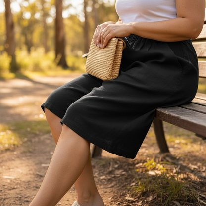 Renee™ Cotten Linen Shorts
