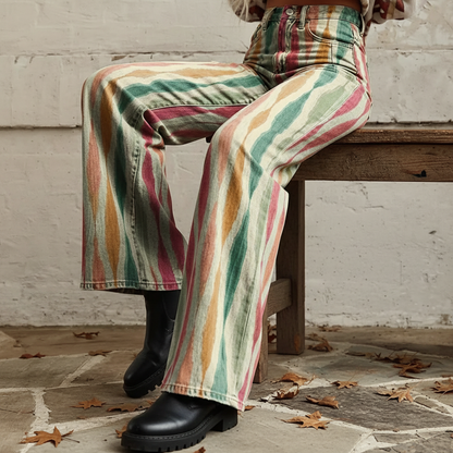 Lucia™ - Boho Flowy Wide-Leg Trousers