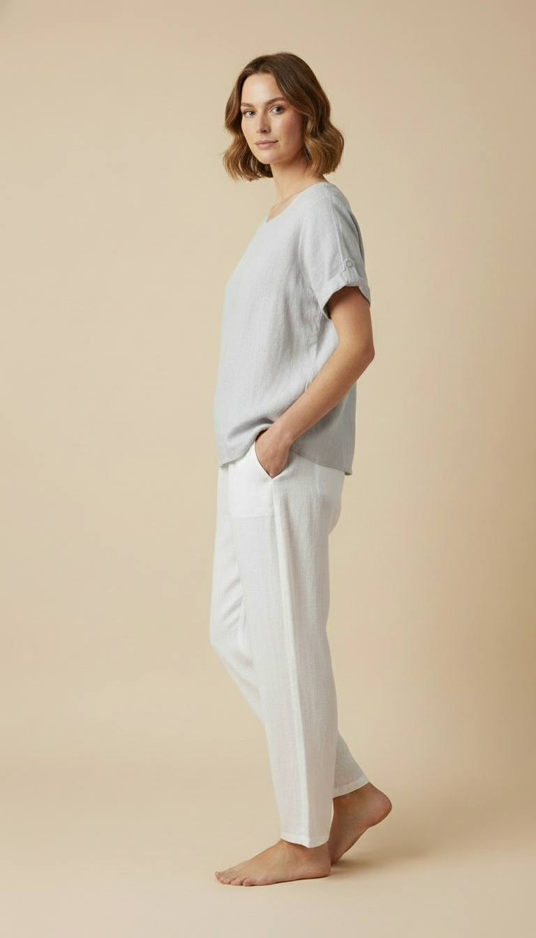 Casia™ - Minimalist Relaxed Blouse