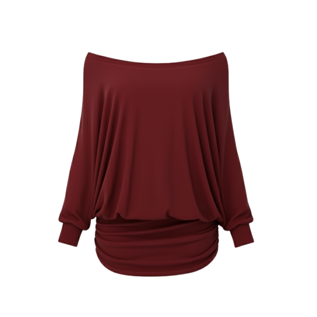 Lunara™ - Off-Shoulder Ruched Mini Dress