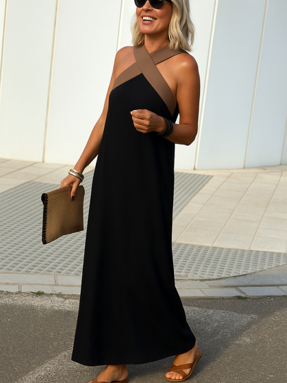 Aimee™ - Breathable Comfortable Crossed Maxi Dress