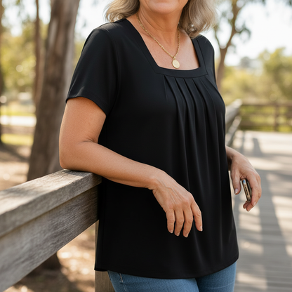 Colleen™ – Pleated Comfort Top