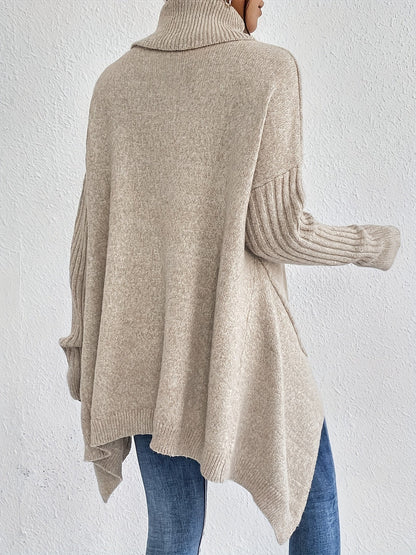 Tahlia™ - Casual Long Sleeve High Neck Sweater
