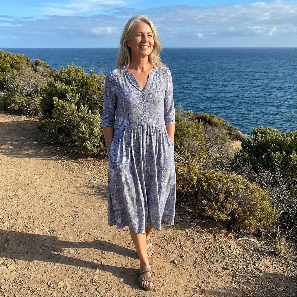 Harlow™ – Elegant Dress with V-Neck