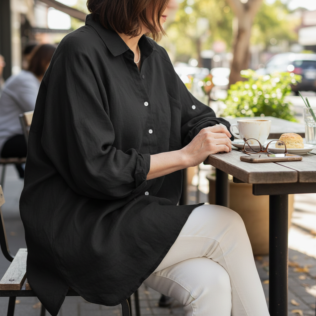 Wena™ Oversized Linen Shirt