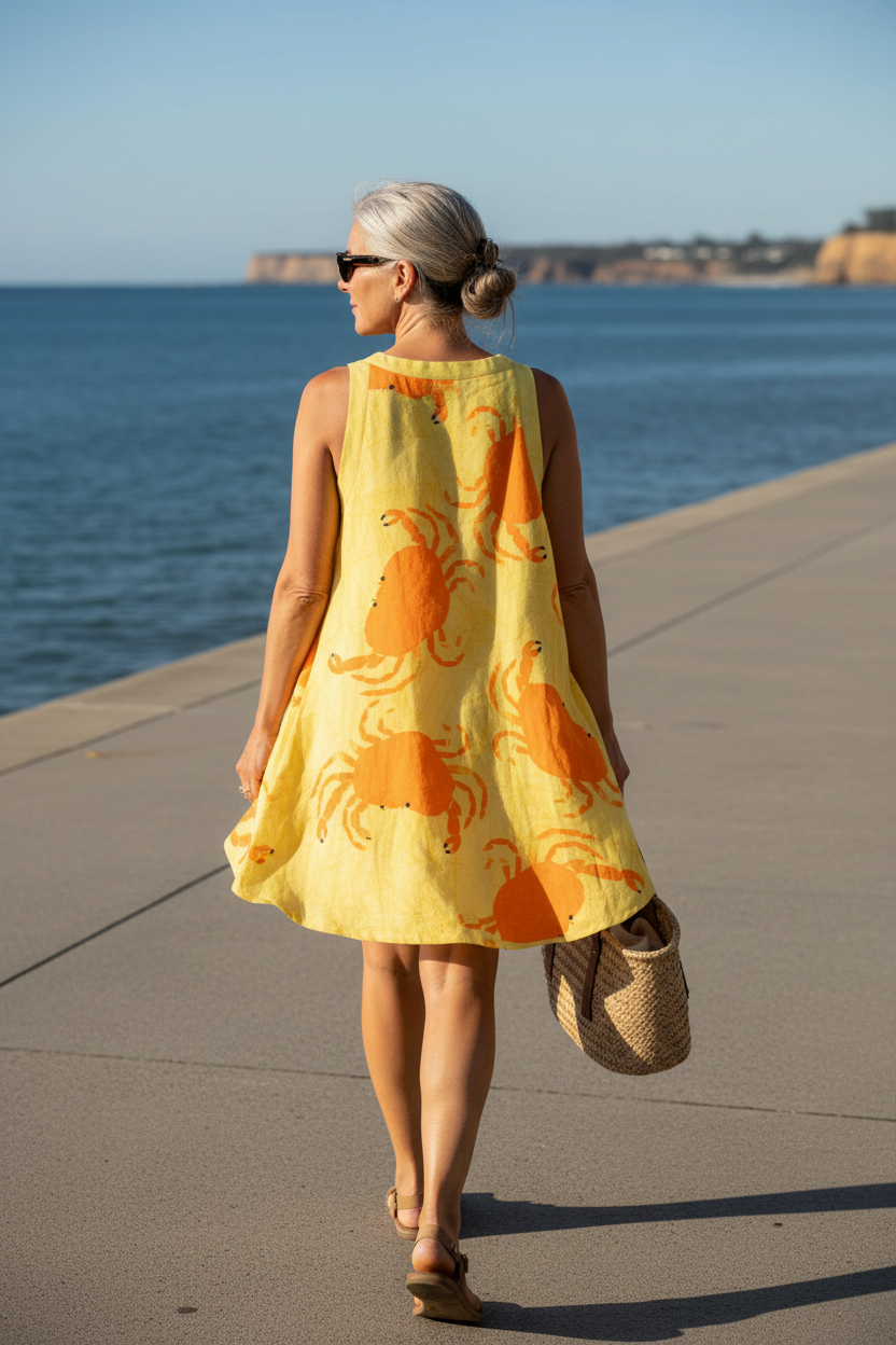 Orvienne Linen Mini Dress