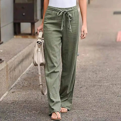 GRACE | Classic Cotton Straight Pants