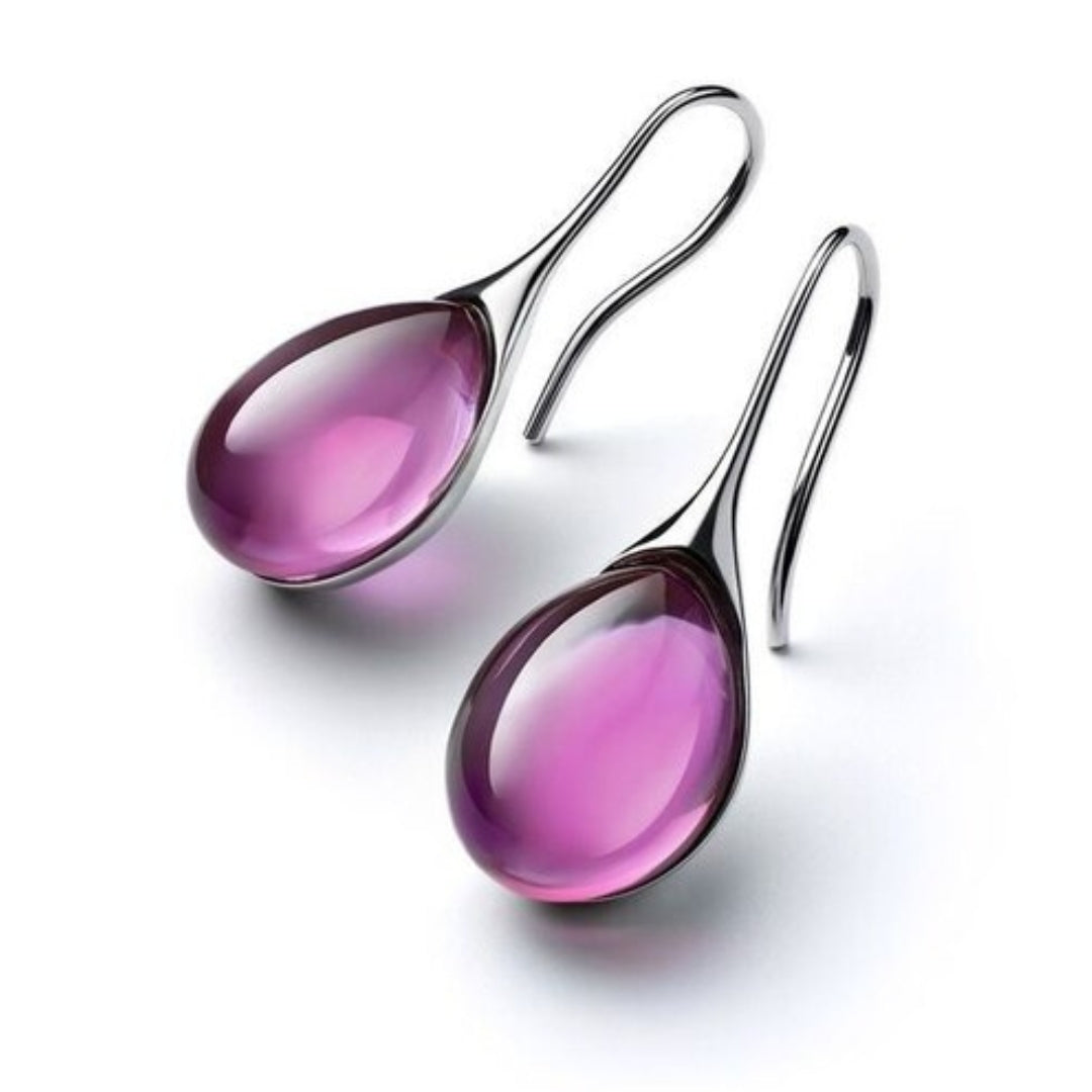 Chic Earrings with Crystals