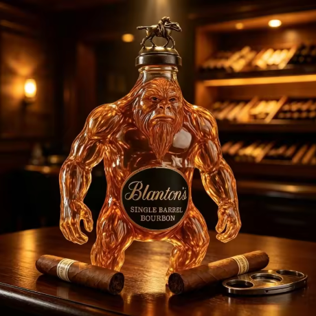 Bigfoot Whiskey Bottle