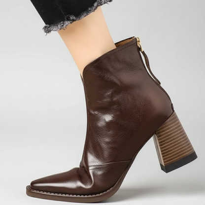 Grace™ | Luxury Mid-Heel Ankle Boots