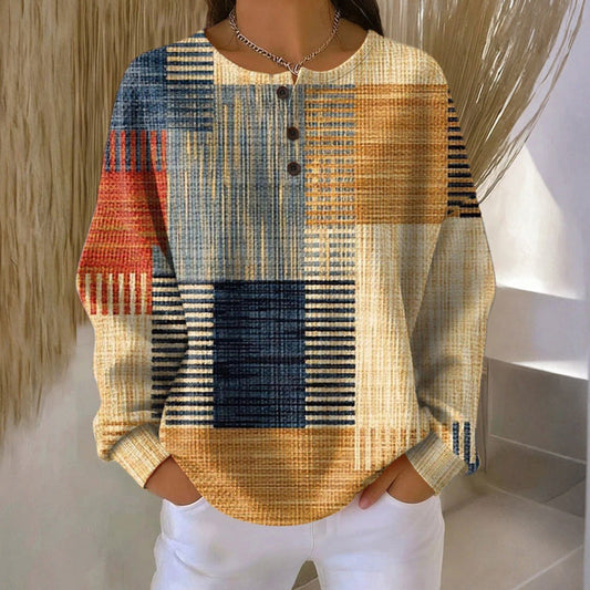 Vintage Colour Block Sweatshirt