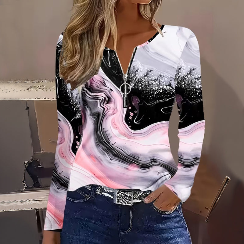 Vintage Gradient Blouse