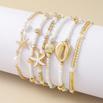 Bohemian Starfish Beach Bracelet Set
