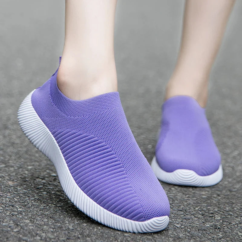 Gevulkaniseerde damesschoenen Hoge kwaliteit damessneakers Slip-on flats Schoenen Dames loafers Plus maat 42, plat lopen