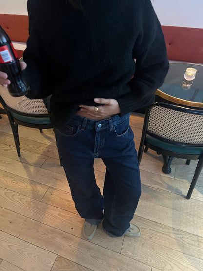 Star Jeans™ With Red Stars - Wide Leg 100% Cotton