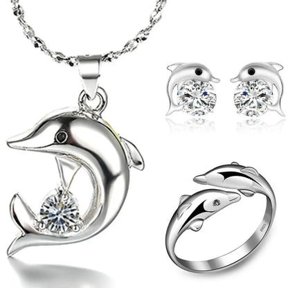 Sterling Silver Dolphin Jewelry Collection