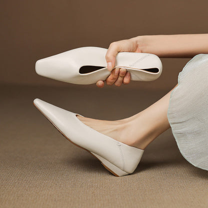 Emor™ Genuine Leather Flats