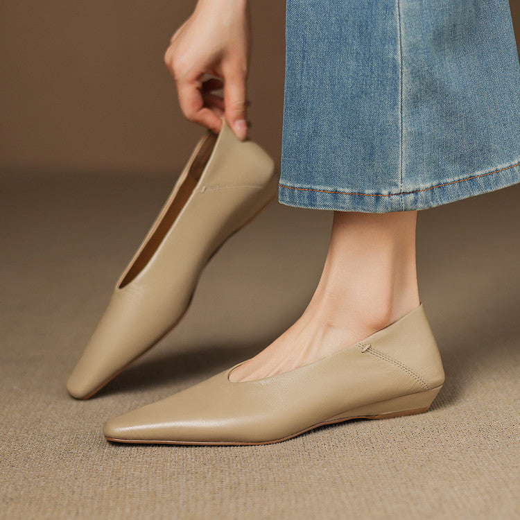 Emor™ Genuine Leather Flats