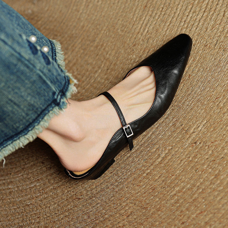 Orella™ Genuine Leather Mules