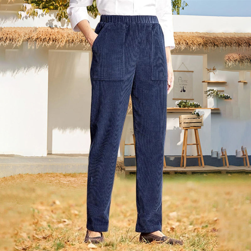 Casual Solid Colour Trousers