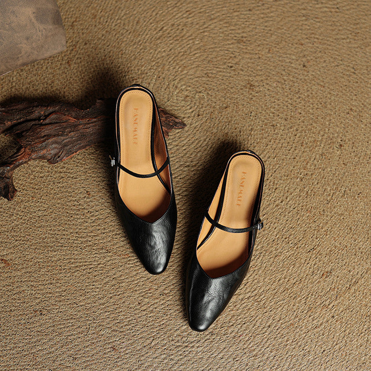 Orella™ Genuine Leather Mules