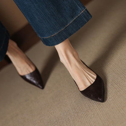 Elisoria™ Low-Heel Pointed Toe Pumps