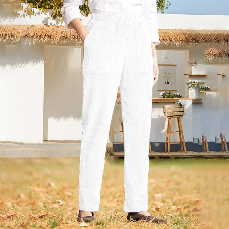 Casual Solid Colour Trousers