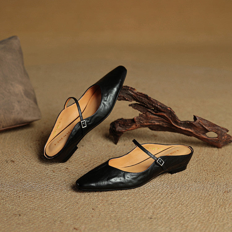 Orella™ Genuine Leather Mules