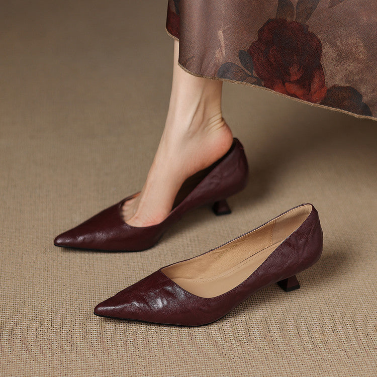 Elisoria™ Low-Heel Pointed Toe Pumps