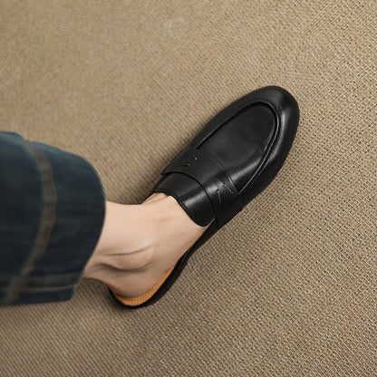Laverne™ Classic Leather Mule Loafers