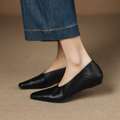 Emor™ Genuine Leather Flats