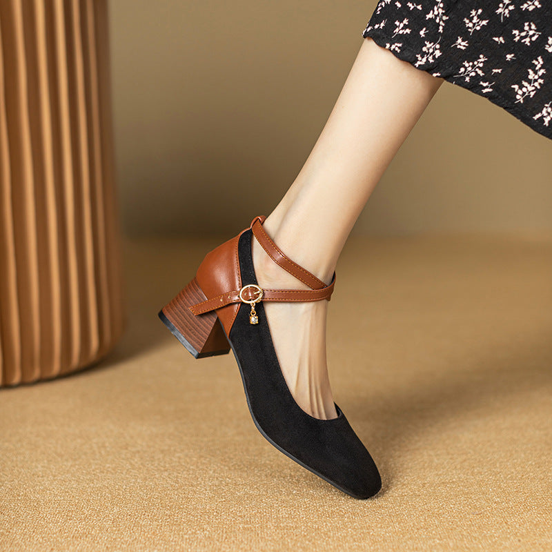 Avira™ Suede Slingback Heels
