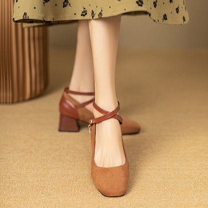 Avira™ Suede Slingback Heels