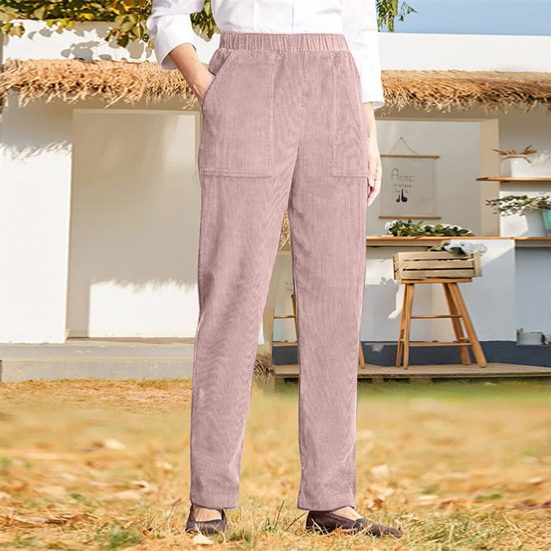 Casual Solid Colour Trousers