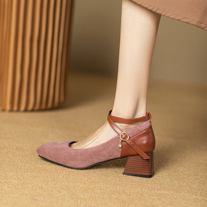 Avira™ Suede Slingback Heels