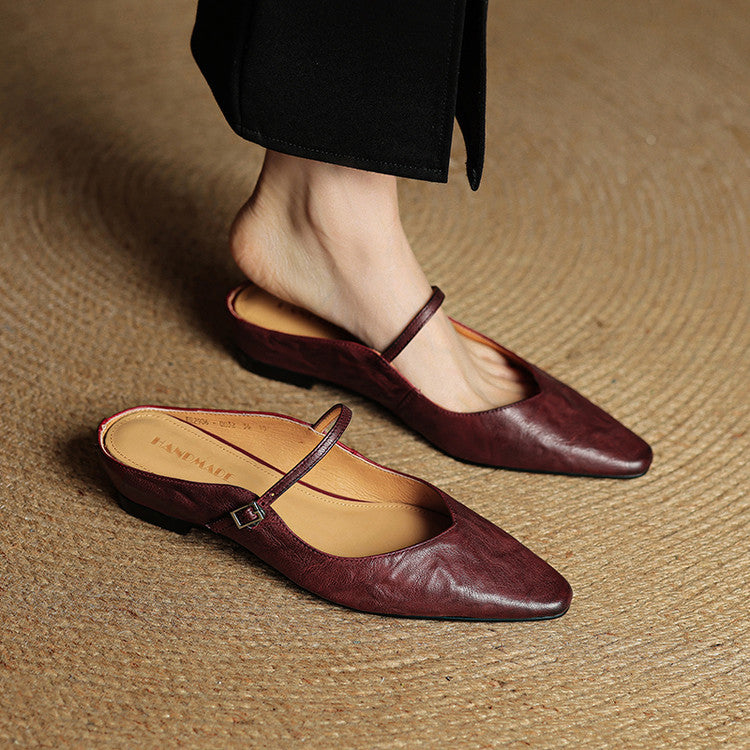 Orella™ Genuine Leather Mules