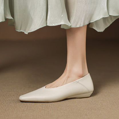 Emor™ Genuine Leather Flats