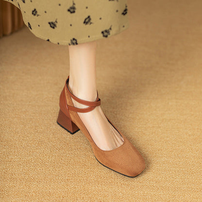 Avira™ Suede Slingback Heels