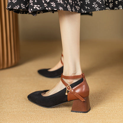 Avira™ Suede Slingback Heels