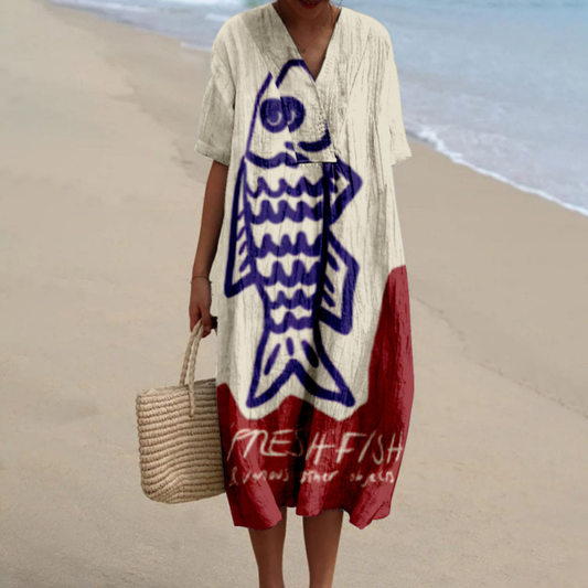 Nerina™ | Fresh Fish Coastal Summer Dress