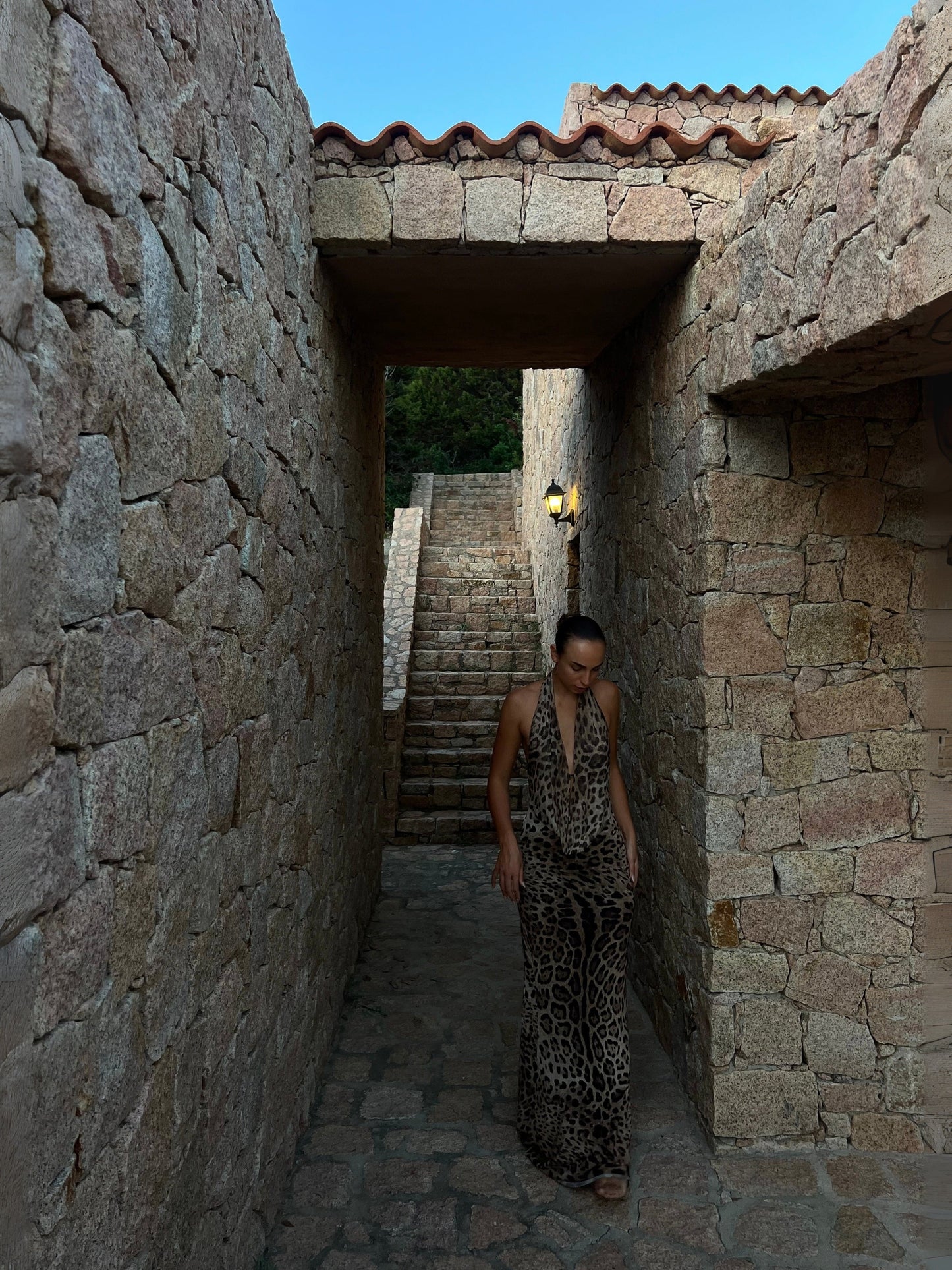 Cathalana™ - Tailored Leopard Print Dress