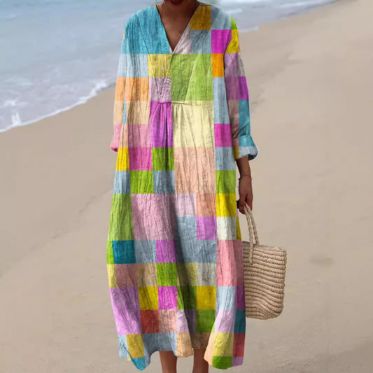 Marinda™ | Colour-Block Summer Dress