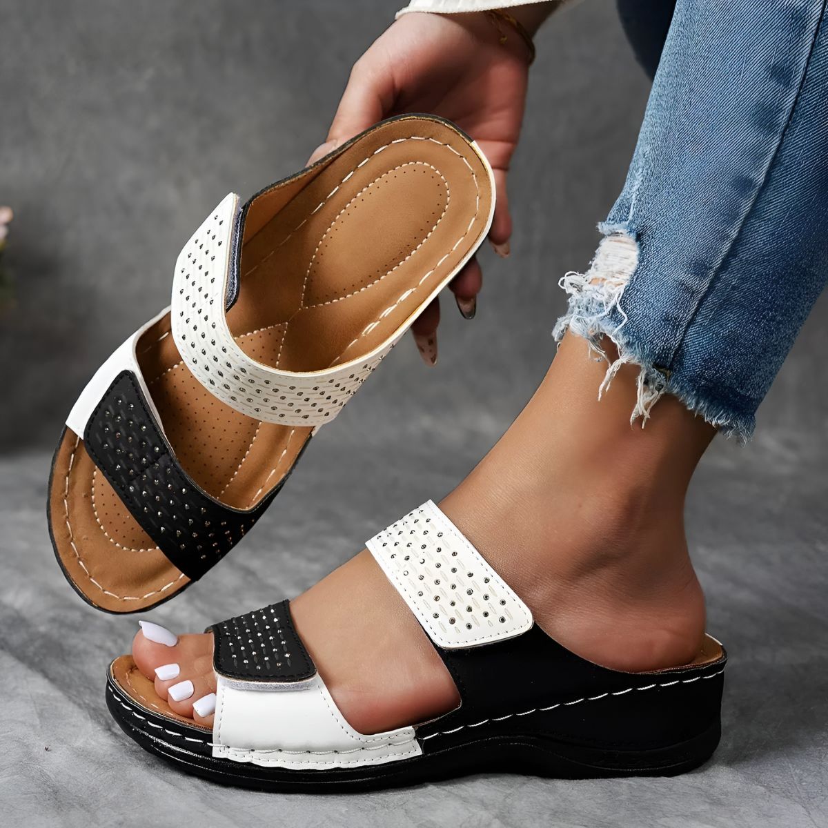 Theodora™ – Elegant Orthopedic Sandals