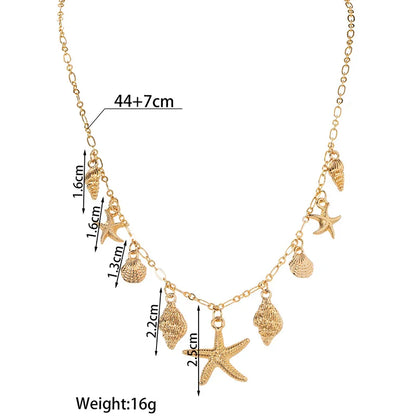 Ocean Dreams Starfish Shell Necklace