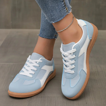 Breathable Ladies Sneakers Fashion Vulcanized Design Comfortable Walking Shoes for Women