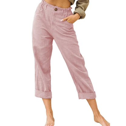 GRACE | Cotton Cropped Women’s Trousers