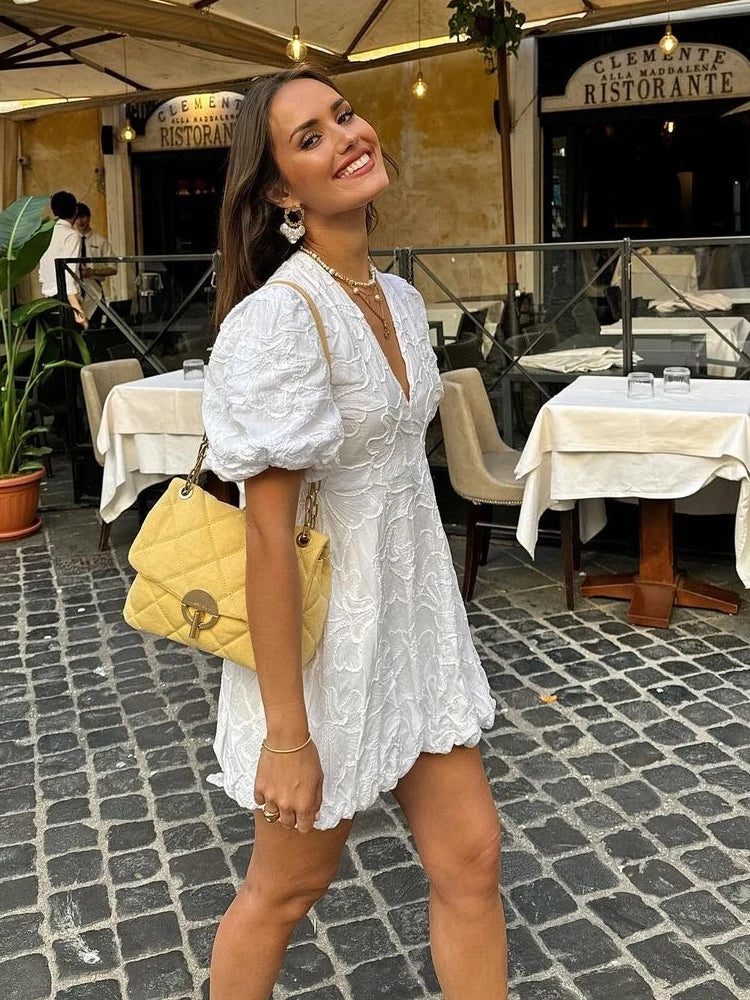 Grace™ | Puff Mini Dress