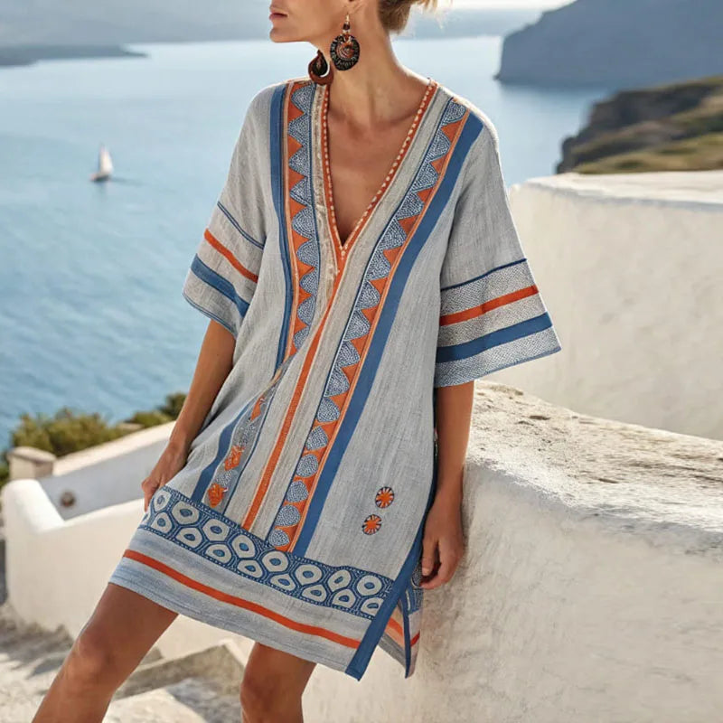 Serenelle™ – Flowy Maxi Beach Dress